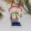 Creative Gifts Cooking Family 6 People Christmas Tree Decoration