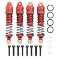 4pcs Metal Front and Rear Shock Absorber for Traxxas Latrax 1/18 Rc,a