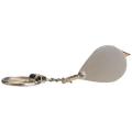 3pcs 30mm 3x Pocket Folding Magnifying Glass with Key Chain Silver