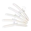 15 X White Satin Padded Clothes Hook Hanger