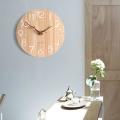 Wooden 3d Wall Clock Art Hollow Clock for Room/ Home Decor 12 Inch