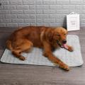 Dog Cooling Mat Large Cooling Pad Machine Washable Summer (gray)