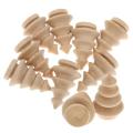 16 Pcs People Shapes, Male&female Decorative Wooden Doll People