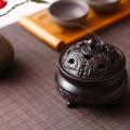 Ceramic Hand Carved Coil Incense Burner Retro Home Decor Holder