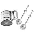 Stainless Steel Flour Sieve Cup,for Cakes,baking Sieve Strainer