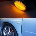 2pcs Amber Led Side Marker Lamp for Subaru Impreza Wrx Transparent