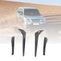 For Mitsubishi 4pcs Carbon Fiber Abs Car Gear Shift Knob Frame Cover