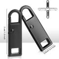 12pcs Zipper Pull Tab Replacement Metal Zipper Handle