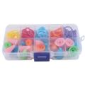 120 Pieces Knitting Crochet Locking Stitch Markers Mix Color