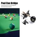 10 Pcs Snooker Billiards Cue Rack Bridge Head Antlers Rod Holder