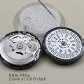 Nh36a Automatic Movement Watch Self-winding Mechanical,white