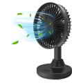 Usb Desk Fan,table Fan Oscillating Fan Black