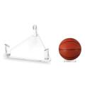Acrylic Ball Stand - Holds Footballs, Basketballs, Volleyballs