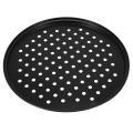 10 Inch Black Carbon Steel with Nonstick Coating Pizza Baking Tray