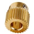 5pcs 40 Tooth Brass Gear for Printer Cr-10 Cr-10s S4 S5 Ender 3 Pro