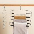 Pants Hangers 3 Pieces, Swing Arm Trousers Hanger, Space Saving