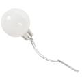 24pcs Plain Glitter Xmas Ornament Ball Decoration White