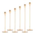 6-piece Candle Holder Suitable for Cone Candles Suitable Gold