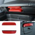For Dodge Ram 1500 2018-2022 Car Armrest Box Switch Trim,red
