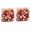 50pcs Christmas Tree Decorations Hanging Ball for Home New Year Gift