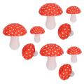 3pcs Mushroom Shaped Paper Lanterns for Forest Jungle Wonderland