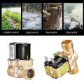 Ac 220v Normally Closed Brass Electric Solenoid Magnetic Valve
