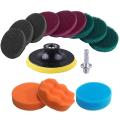 Drill Power Scrubber Brush Scouring Pads & Sponge Cleaning Kit