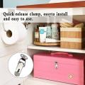 12pcs Stainless Steel Catch Clamp Clips for Case Toolbox Box Trunk