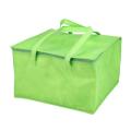 Foldable Large Cooler Bag Food Cake Insulated Bag Aluminum Foil Green