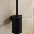 2x Bathroom Accessories Wall Mounted Black Bronze Toilet Brush Holder