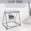 Stainless Steel Coffee Cup Holder Hanging Partition Cup Holder