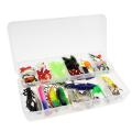 106pcs Fishing Tackle Box Lure Kit Fishing Lure Fishing Accessories