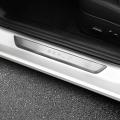 For Tesla Model 3 Auto Accessories Door Sill Protector Silver