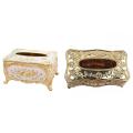 Acrylic Tissue Box Universal Luxury European Paper Rack Gold