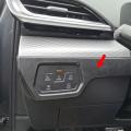 Peach Wood Grain Car Central Headlight Adjustment Switch Cover