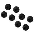 4pcs Round Black Flush Pull Latch for Rv Boat Marine Deck Hatch Door