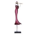 Music Band Woman Abstract Ornament Iron Fashion Home Ornament C