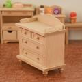 1/12 Dollhouse Miniature Tv Cabinet with Drawer for Dollhouse
