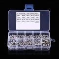 1020pcs M3 Hex Socket Screw Nut Screws Nuts Assortment Kit Fastener