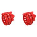 Motorcycle Anti-ironing Muffler Protective Insulation Ring(red)