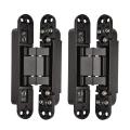 2pcs 6 Inch Concealed Door Hinges Invisible Hinges A