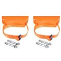 Cylinder Mounted Gas Bracket for Camper Motorhome Rv Caravan,orange