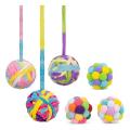 Cat Toys Ball, Woolen Yarn Balls with Bell and Cat Fuzzy Balls