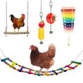 5 Pack Bird Swing Chewing Toys for Small Parrots,finches,love Birds