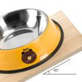 Dog Bowl for Large Dogs Overturning Prevention Large Pet Bowl Yellow