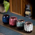 4pcs Ceramic Teacup Porcelain Cup Home Tea Cup Creative Ceramic Cup