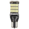 2pcs T15 Error Free 4014 45smd Highlighting Brake Light Bulb Dc12v