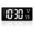 14.3 Inch Large Digital Wall Clock,with Date and 12/24h, for Home