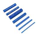 7pcs Precision Aluminum Setup Bars for Router and Table Saw (blue)