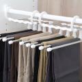 Pants Hangers 5 Layers Multi Functional Pants Rack for Pants (2pcs)-b
